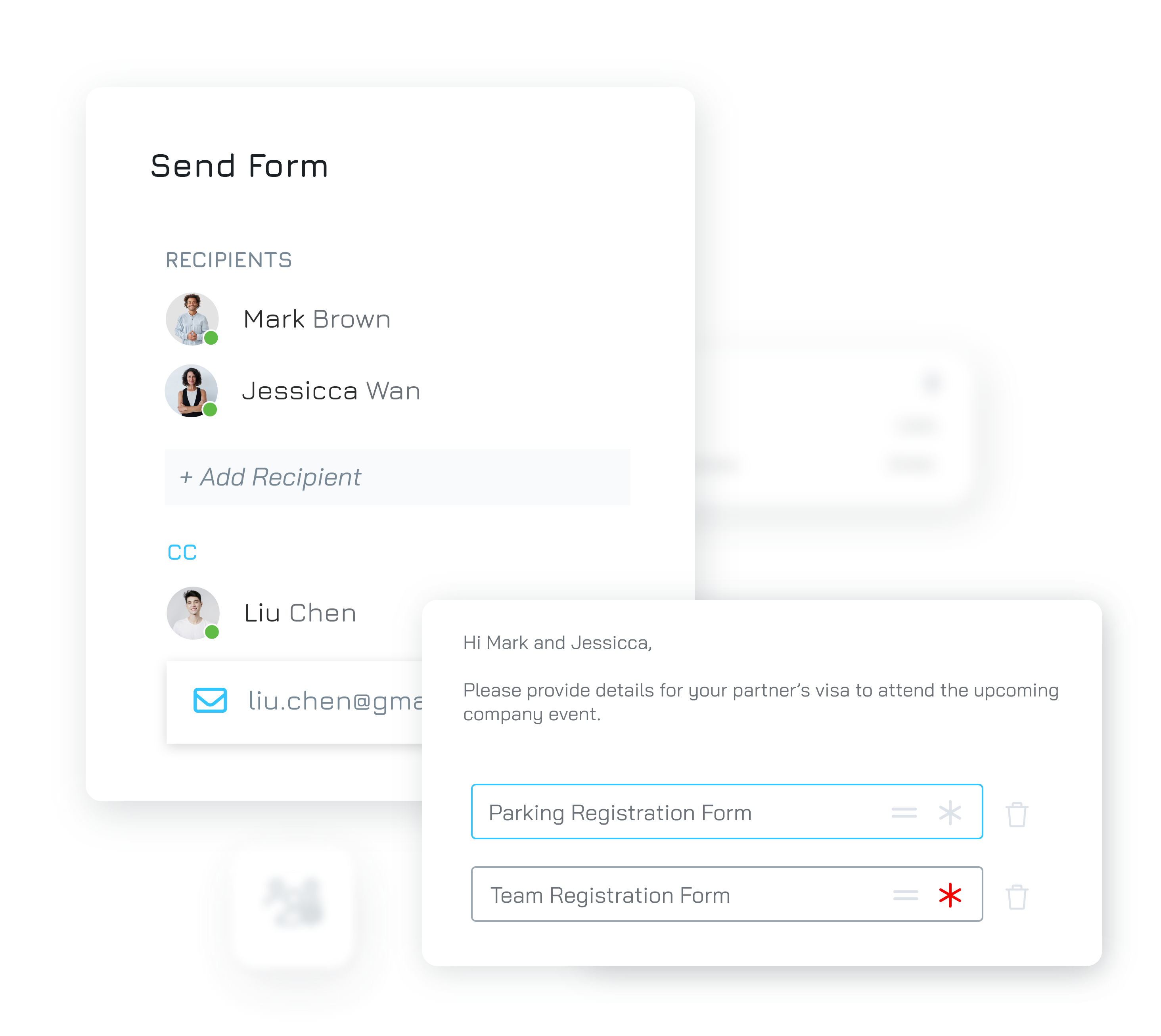 Send Multiple Forms to Anyone